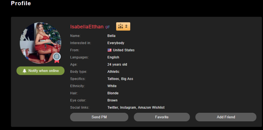 IsabellaEtthan bio