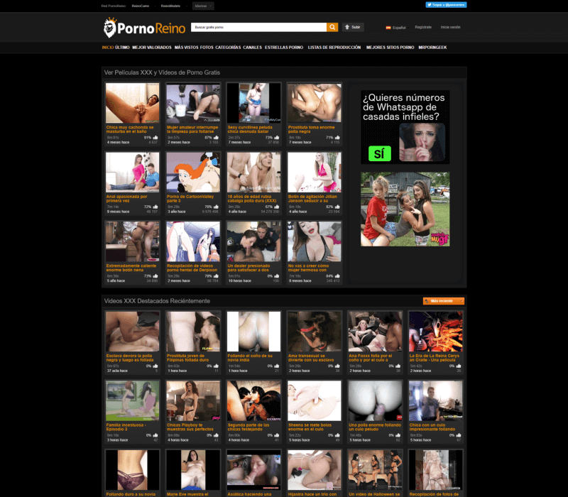 Rishikimi i Pornoreino - sajte porno spanjolle