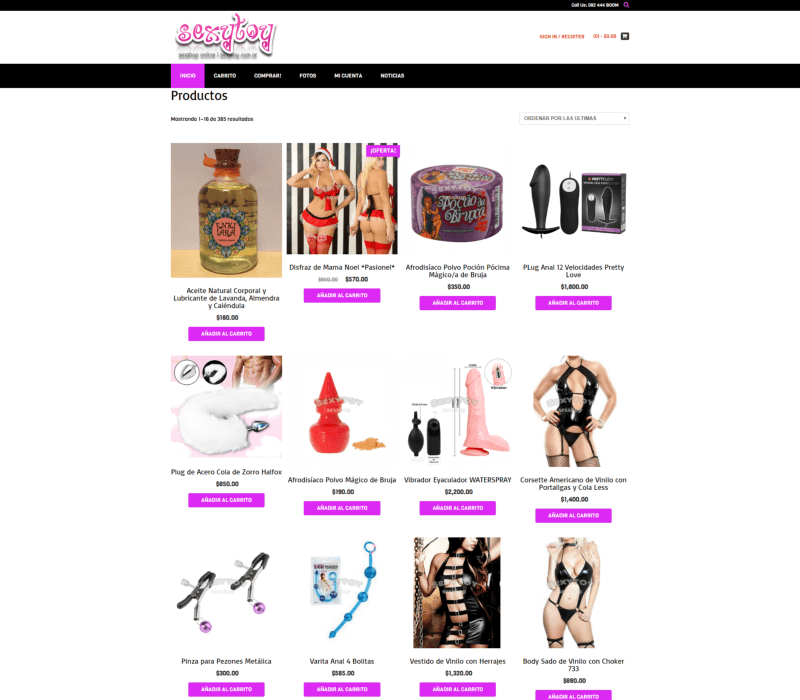 Revisión de Sexytoy - sitios de Sexshop