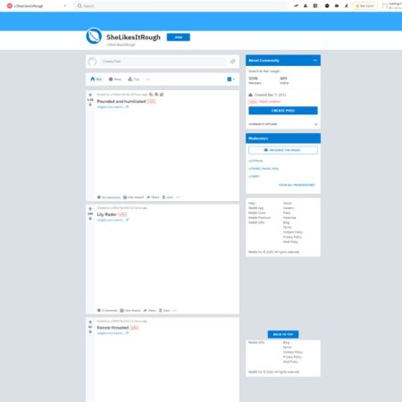 Reddit SheLikesItRough