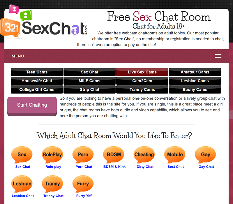 Free sexcam chat room