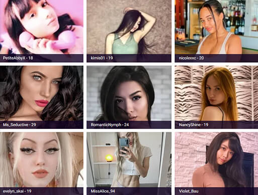 Selection of camsfinder cam models