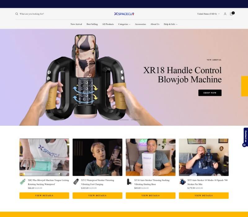 XspaceCup.com homepage
