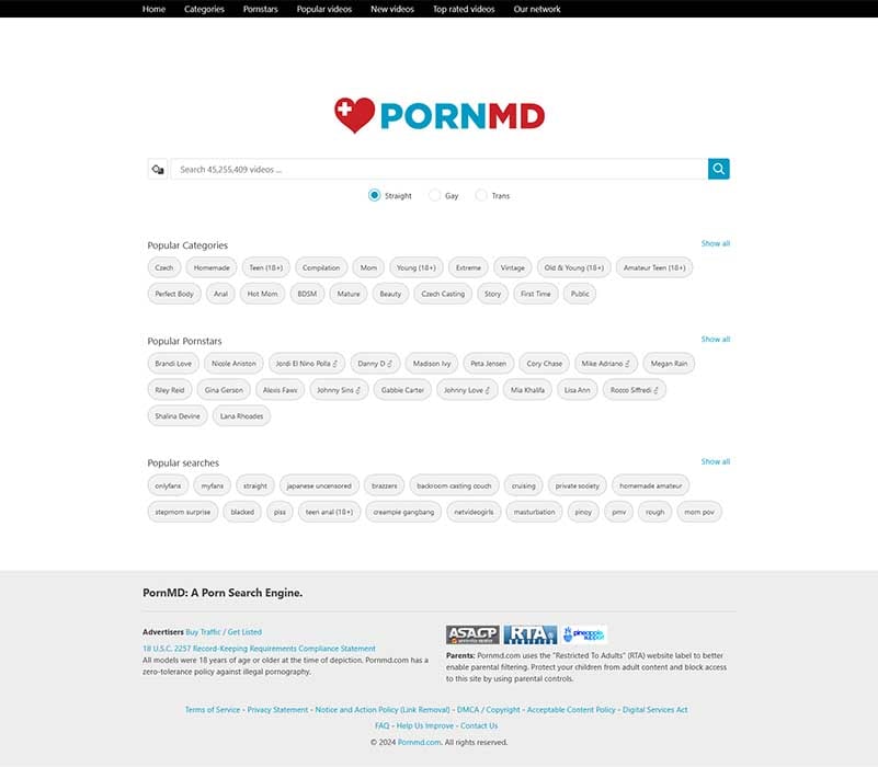 PornMD Homepage