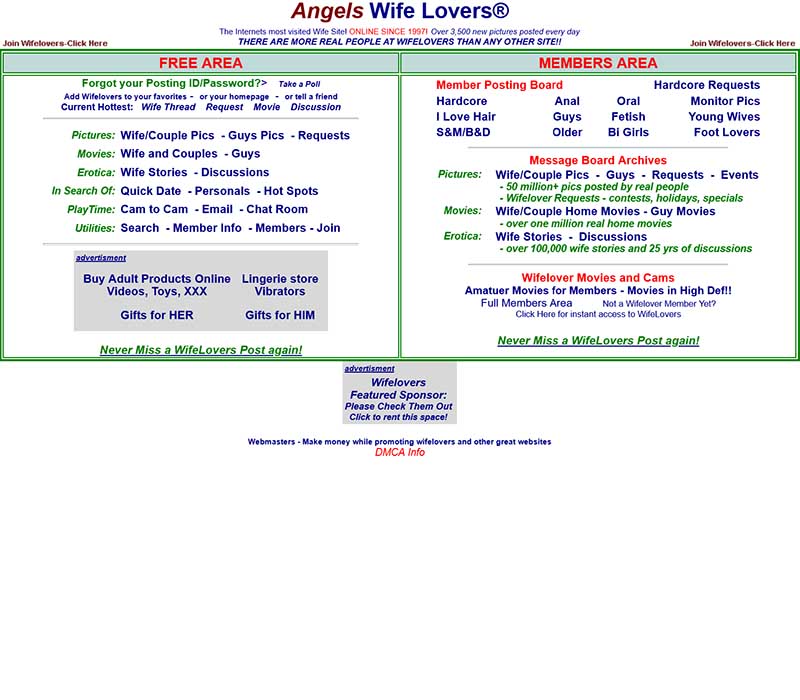 WifeLovers Homepage