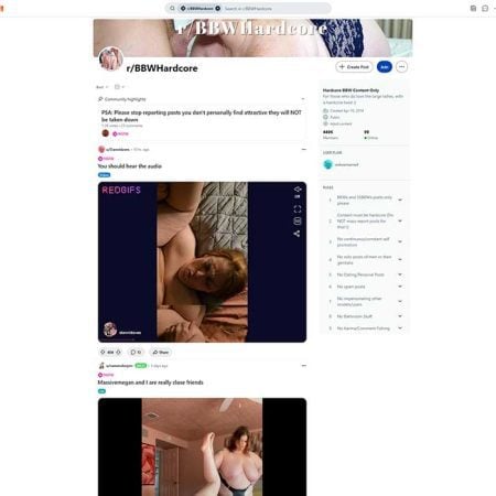 Reddit BBW Hardcore