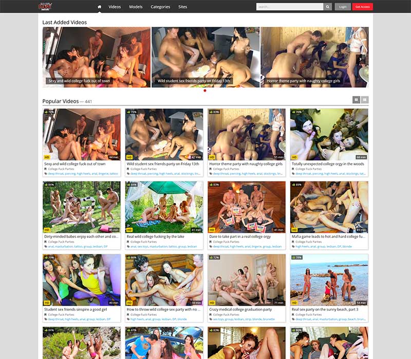 รีวิวหนังโป๊ CollegeFuckParties