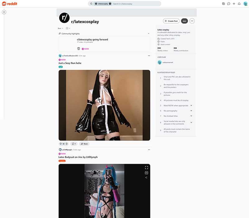 Latex Cosplay Review