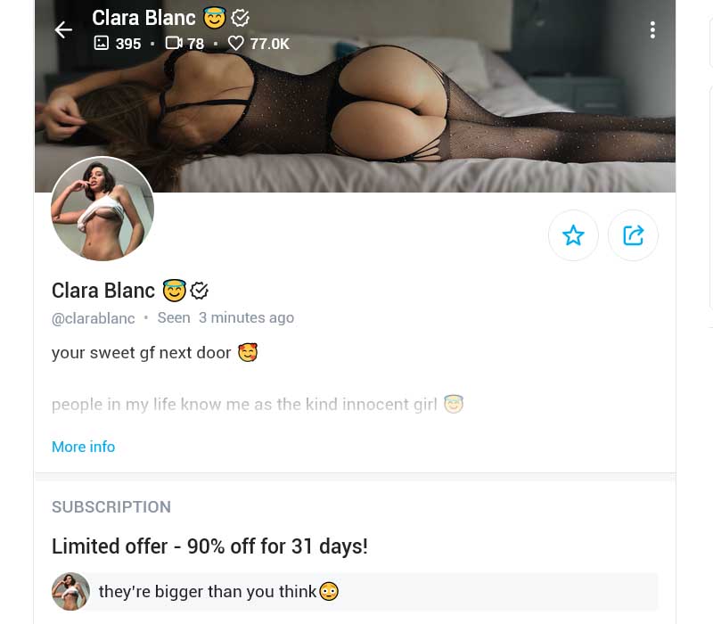Clara Blanc OnlyFans