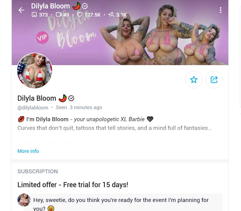 Dilyla Bloom OnlyFans