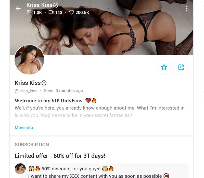 Kriss Kiss OnlyFans
