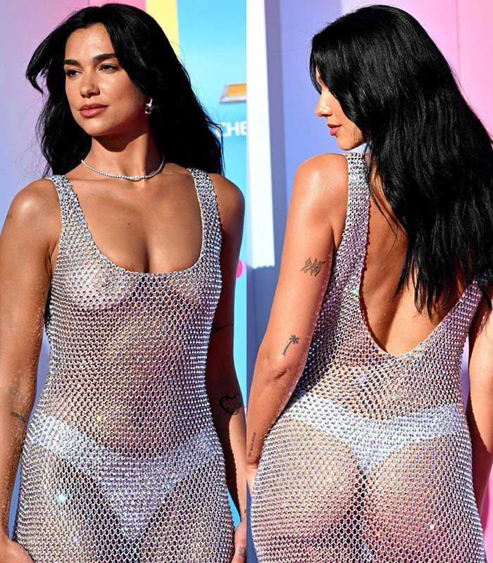 Dua Lipa pupper og rumpe