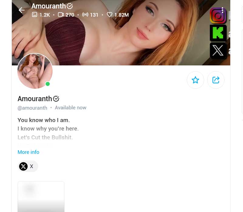 Amouranth OnlyFans
