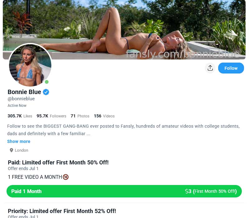 Bonnie Blue OnlyFans