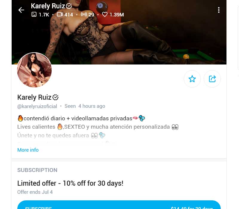 Karely Ruiz OnlyFans