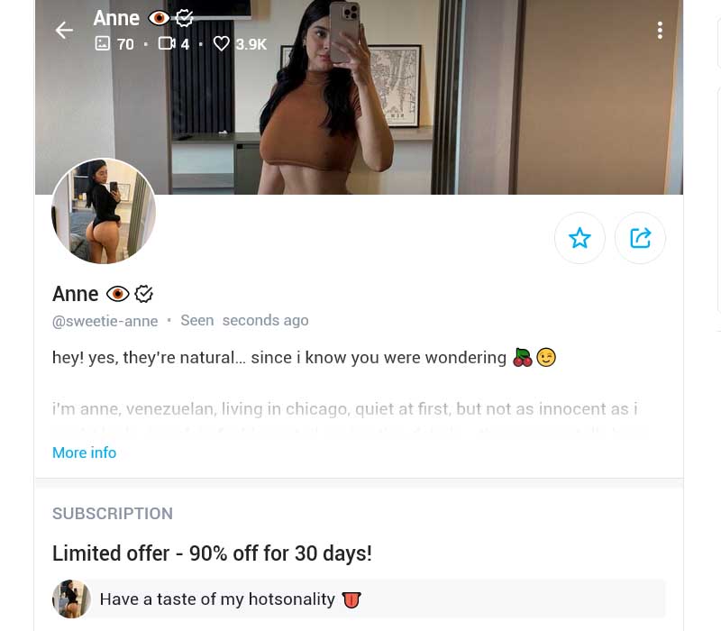 Sweetie Anne OnlyFans